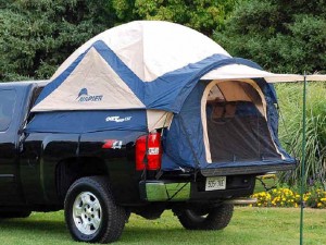 outdoor fun with truck camping tents